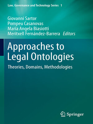 cover image of Approaches to Legal Ontologies